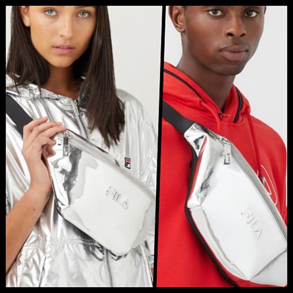fila bags silver